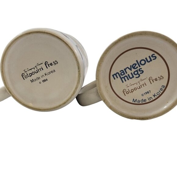 Potpourri Press Christmas Geese Ceramic Holiday Coffee Tea Mugs Cups – Set of 2 - Picture 5 of 16